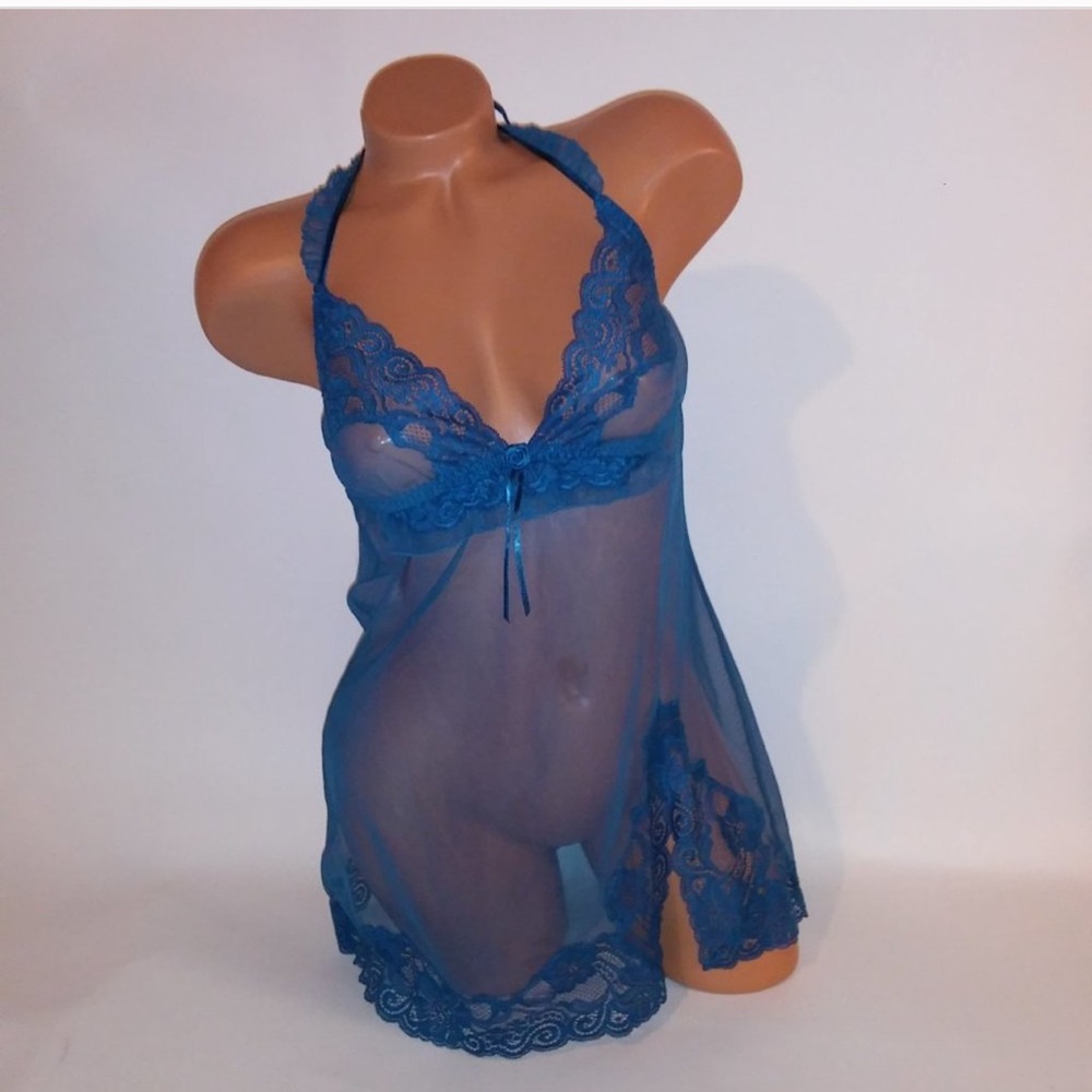 Frederick’s of Hollywood baby doll set with panty